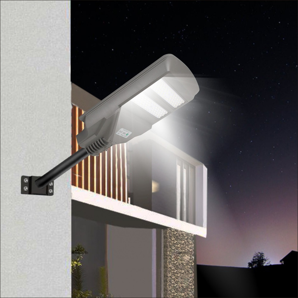 EILON โคมไฟถนนโซล่าเซลล์ 100W รุ่น ETLD-LW2T-100DL แสงเดย์ไลท์ พร้อมรีโมทคอลโทรล