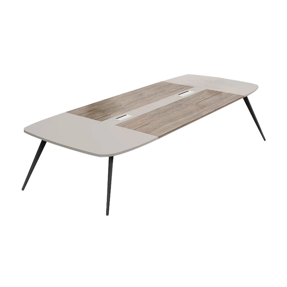 SMITH โต๊ะประชุม รุ่น Monic-02 ขนาด 140x350x75 ซม. สีกากี (1/4)