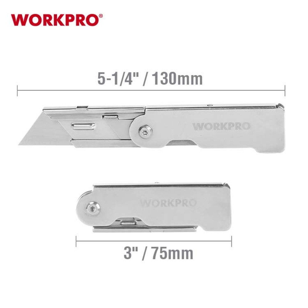 WORKPRO มีดกรีดพับได้ รุ่น W011020