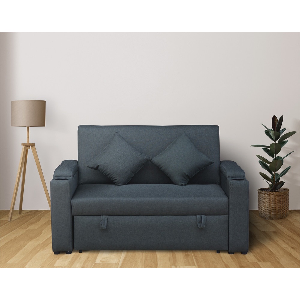 PULITO โซฟาเบด รุ่น Soft Tuch ขนาด 152x185x95ซม. สีเทา
