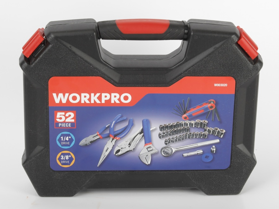WORKPRO ชุดเครื่องมือช่าง 52ชิ้น รุ่น W003020