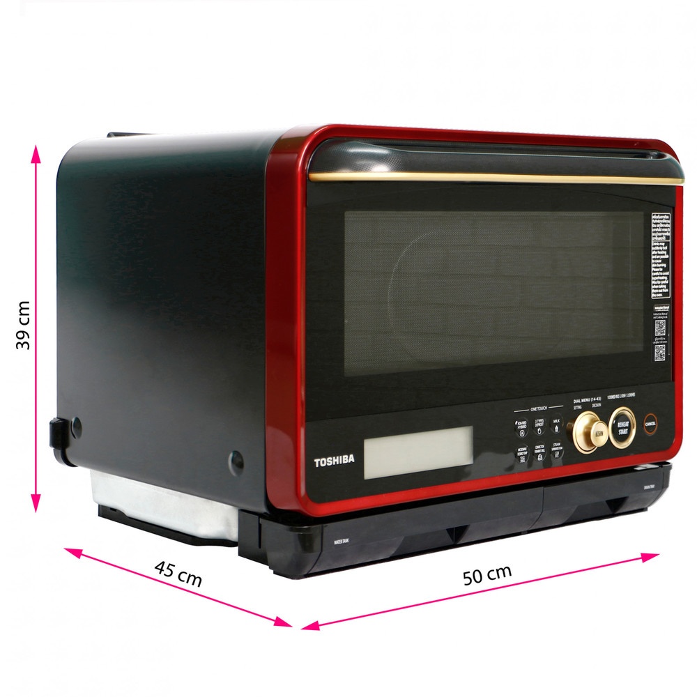 TOSHIBA ไมโครเวฟ ขนาด 30L รุ่น ER-ND300C(R) สีแดง