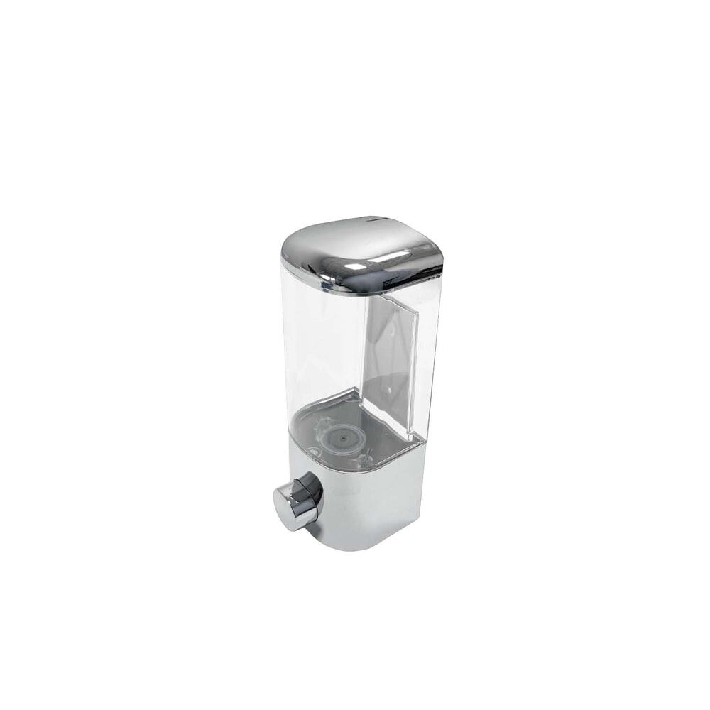 Primo ที่กดสบู่เหลว 1 ช่อง ความจุ 500 มล. รุ่น SD58 ขนาด 8.5x8.5x22ซม. สีโครม