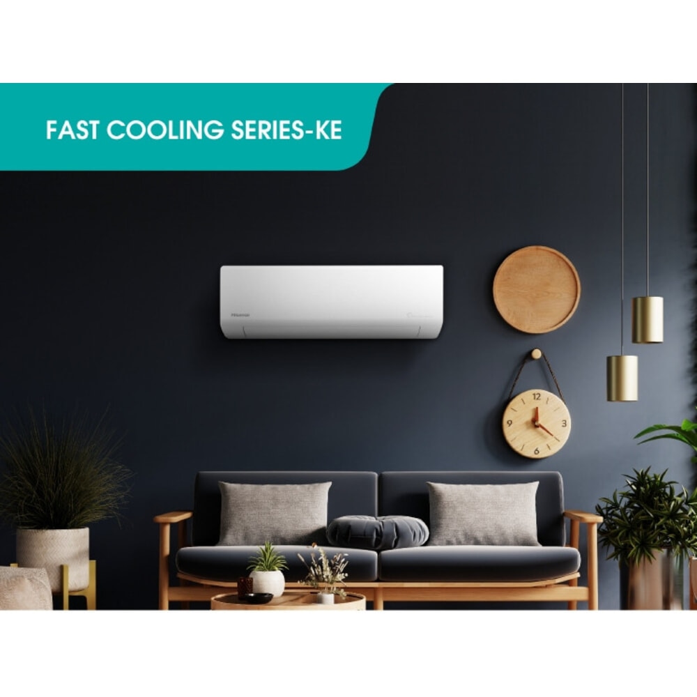Hisense เครื่องปรับอากาศติดผนัง Inverter ขนาด 23500 BTU รุ่น AS24TRKE2T สีขาว