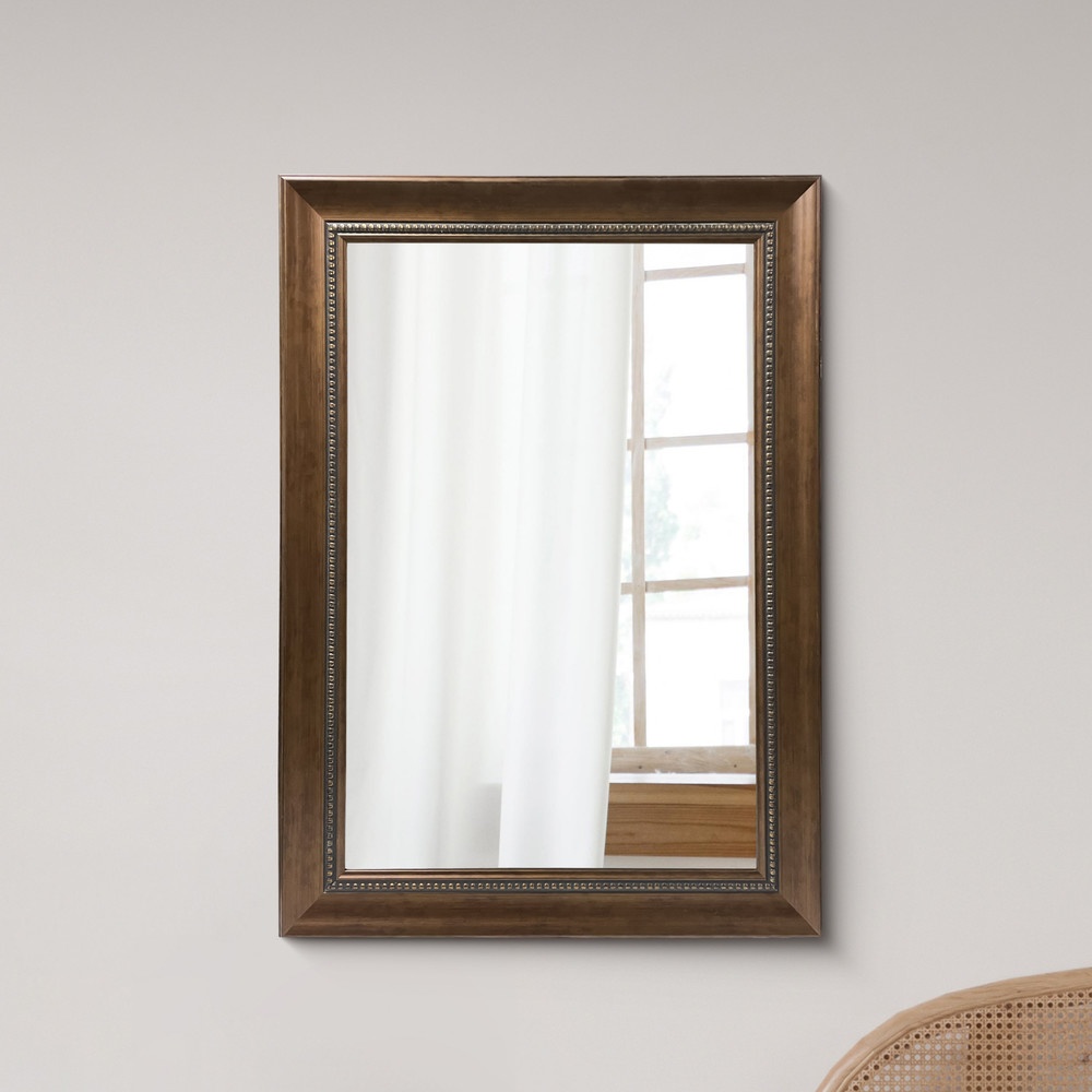 Nice กระจกมีกรอบ (PS) รุ่น ธารา-ดาร์กบราว ขนาด 60x90 ซม. สีน้ำตาลเข้ม