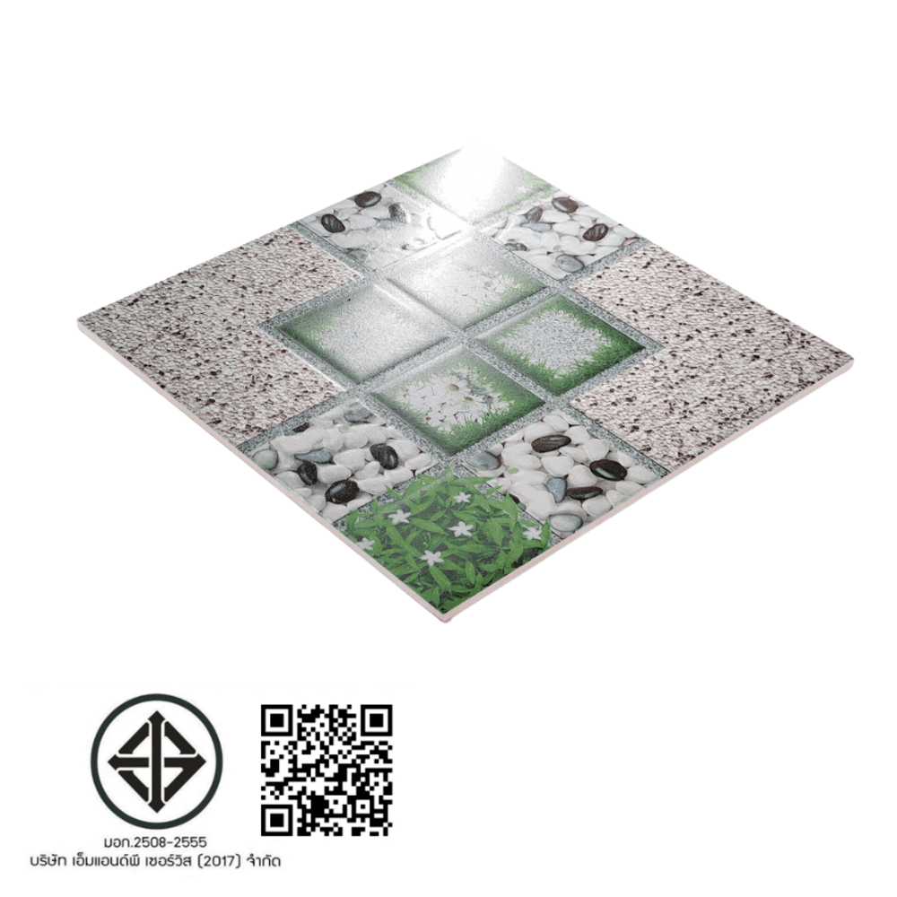 Marbella กระเบื้องเซรามิคปูพื้น 40X40 ซม. รุ่น เจคอบ MZ2203 Matt (12P)
