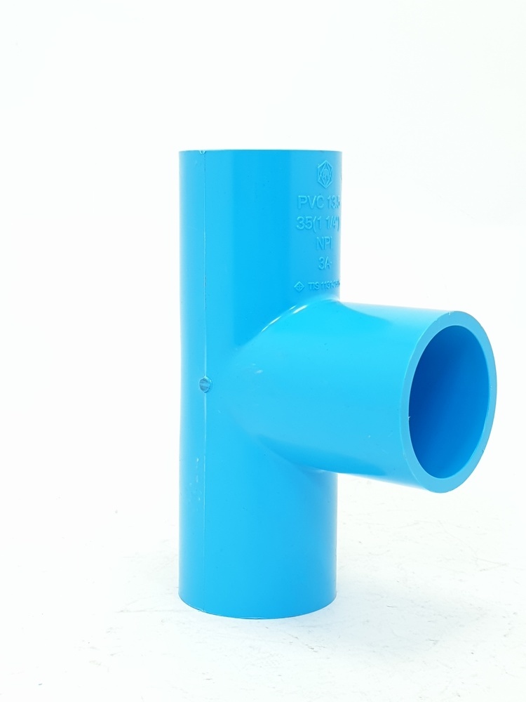 SCG สามทาง หนา 1 1/4"(35) ชั้น 13.5 สีฟ้า