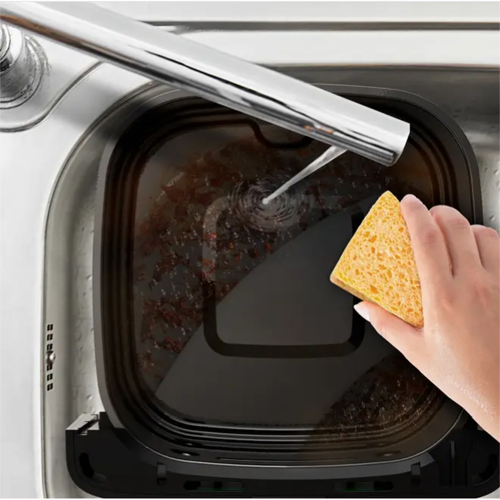 TEFAL หม้อทอดไร้น้ำมันระบบดิจิทัล ขนาด 7.5 ลิตร รุ่น EY855D68 สีดำ