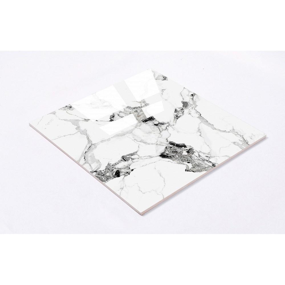 Marbella กระเบื้องพอร์ซเลน 60x60 ซม. รุ่น มิวกี้ ควอตซ์ XQP705 Glossy (4P) random