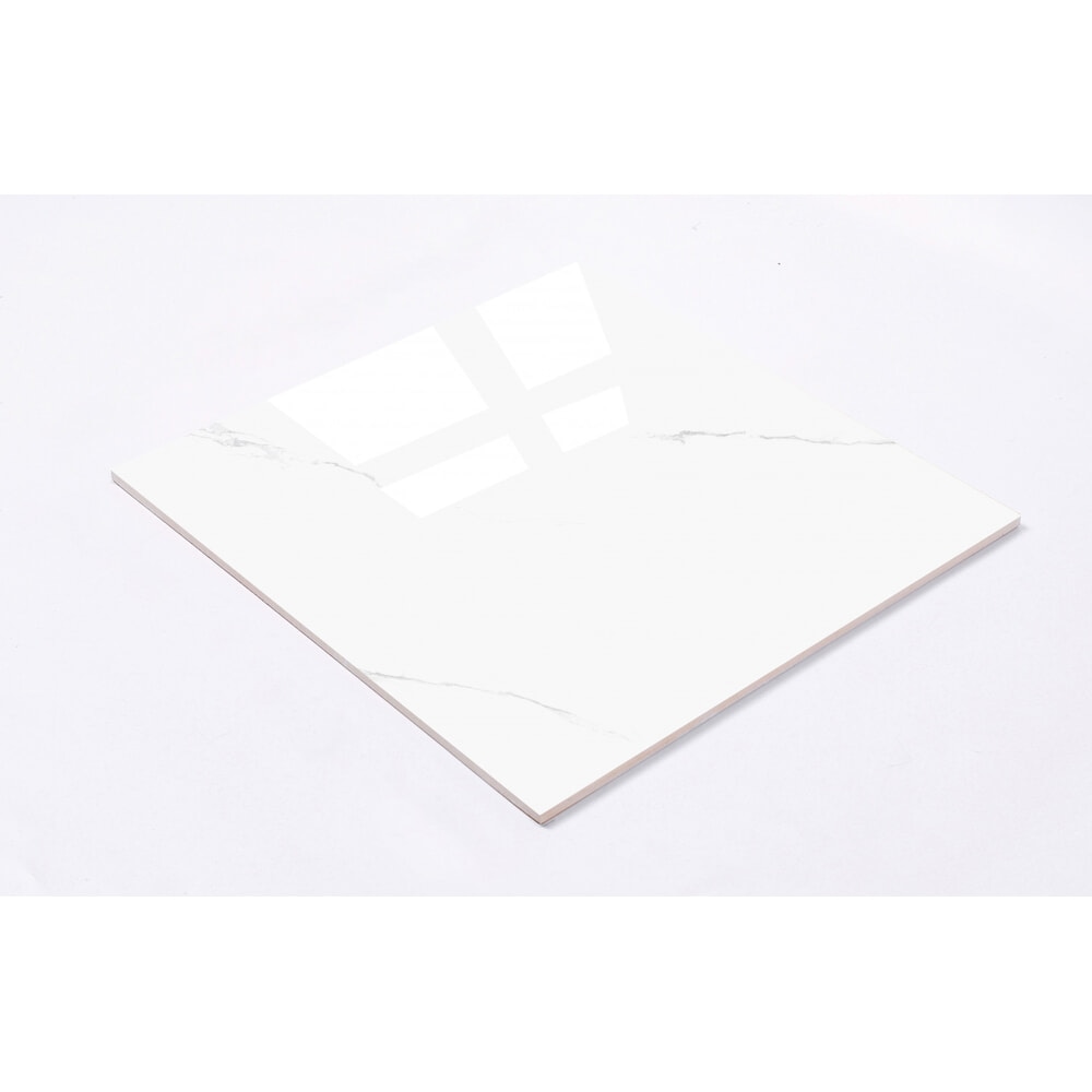 Marbella กระเบื้องพอร์ซเลน 60x60 ซม. รุ่น คาราร่า มาเบิล MT8210 Gloss (4P) Random