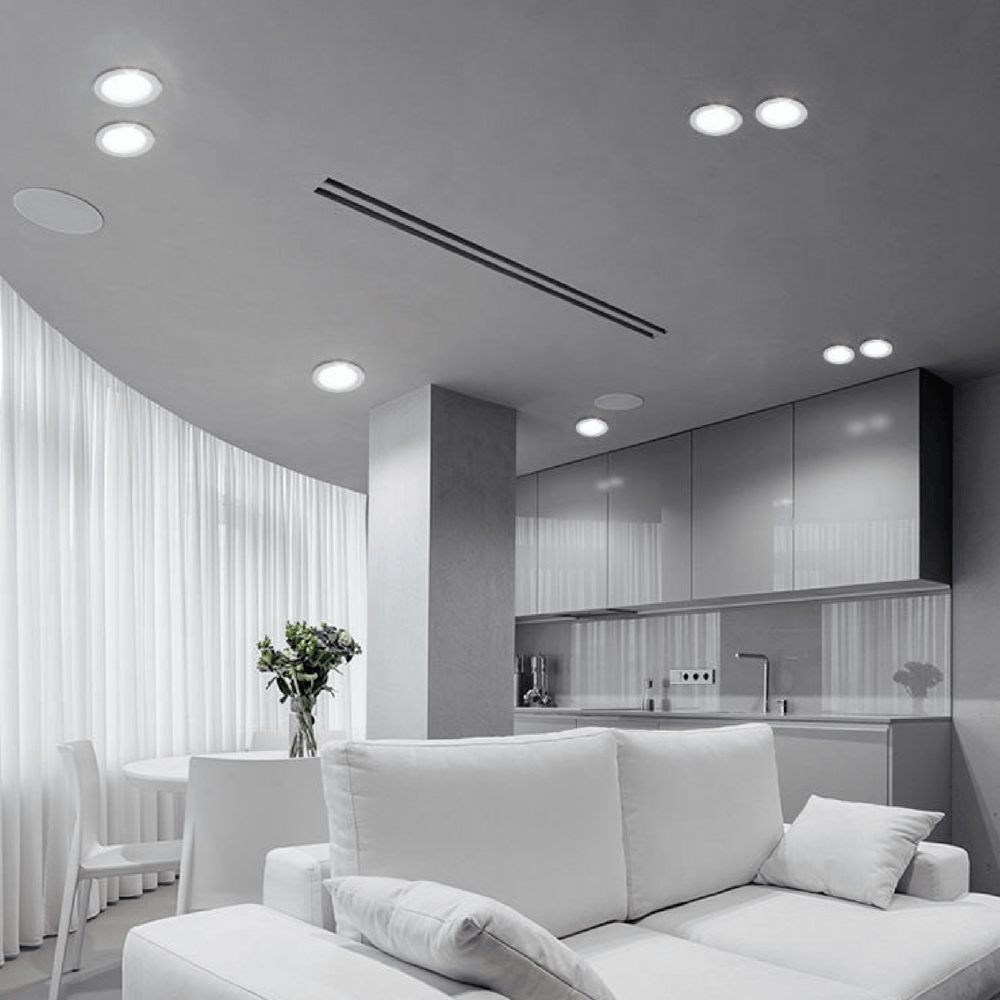 EILON ดาวน์ไลท์ LED แบบฝังหน้ากลม 8 นิ้ว 18W รุ่นTP-CDW-18DL แสงเดย์ไลท์