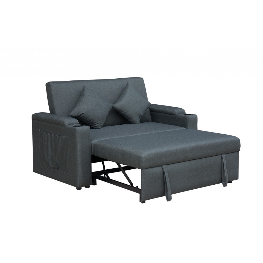 PULITO โซฟาเบด รุ่น Soft Tuch ขนาด 152x185x95ซม. สีเทา