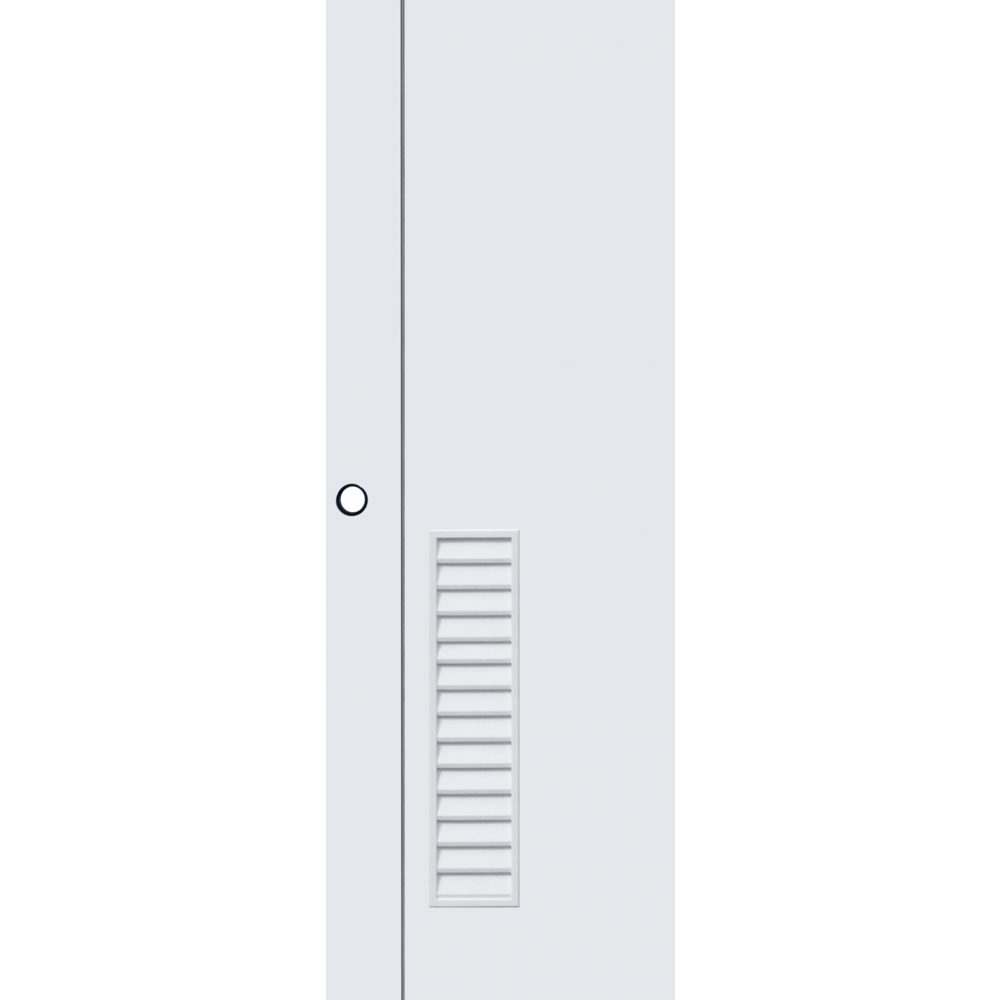 ECO-DOOR ประตูภายใน uPVC เอ็กซ์ทรูชั่น รุ่น XG3 ขนาด 70x200 ซม. สีขาว (เจาะลูกบิด)