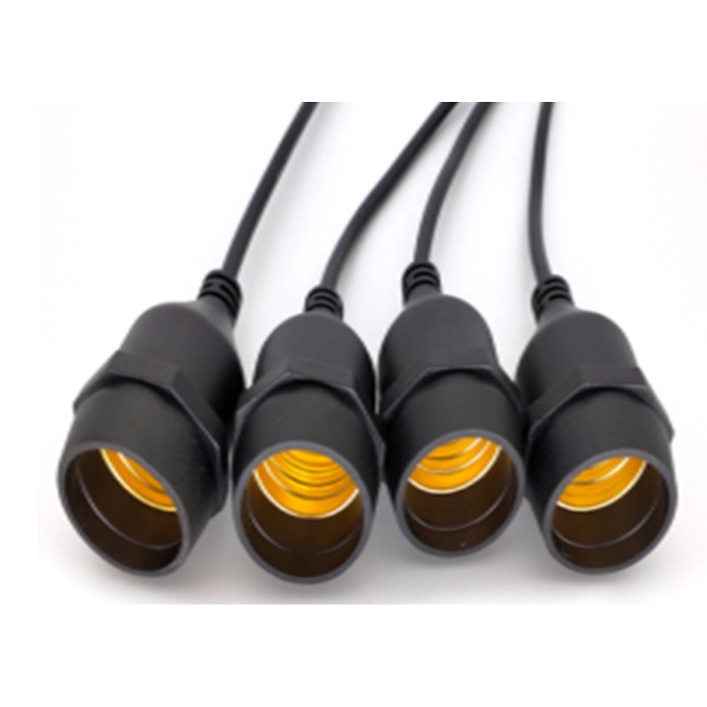 EILON ขั้วห้อยหลอด Bulb พร้อมสายไฟ 20 เมตร (65ขั้ว) รุ่น PQS-JT20-65 สีดำ