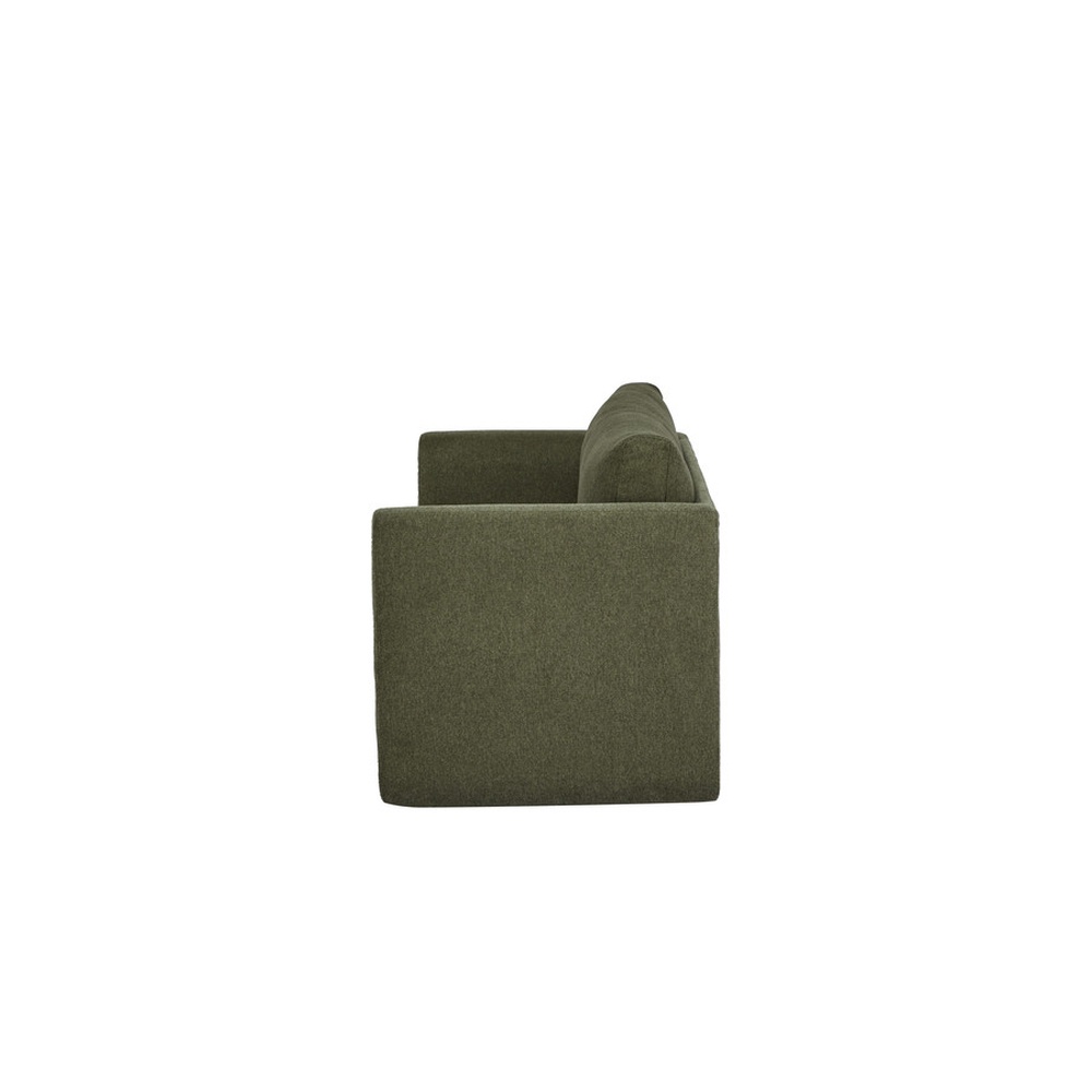 PULITO โซฟาเบดผ้า 2 ที่นั่ง รุ่น COLMAR-OL ขนาด 71x147x77 ซม. สีเขียวมะกอก