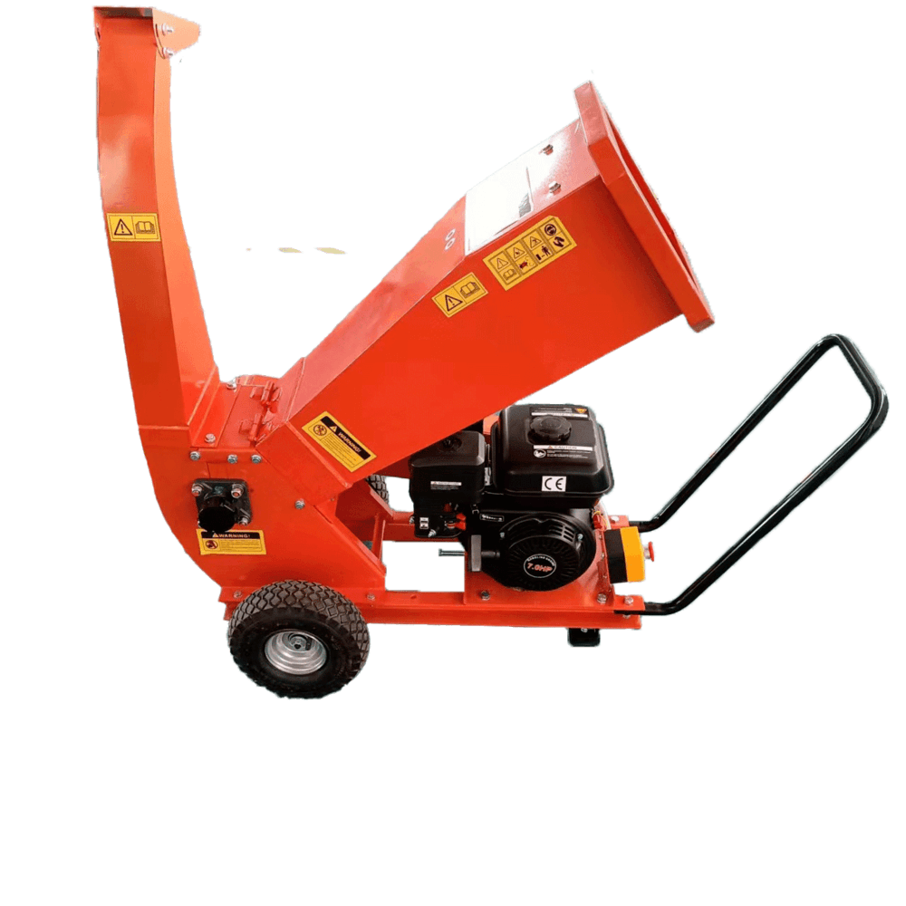 OO POWER เครื่องย่อยกิ่งไม้ 7 แรงม้า 212CC. รุ่น OO-GWS050-170F ขนาด 2 ใบมีด สีส้มดำ