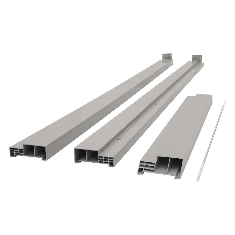 WELLINGTAN วงกบ UPVC รุ่น HTG170200F ขนาด70x200 ซม. สีเทา