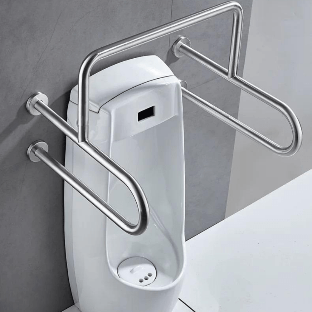 Verno ราวทรงตัวสแตนเลส 304 สำหรับโถปัสสาวะชาย รุ่น VN-3265U ขนาด 55.2x64.8x66.2 ซม. สีแฮร์ไลน์