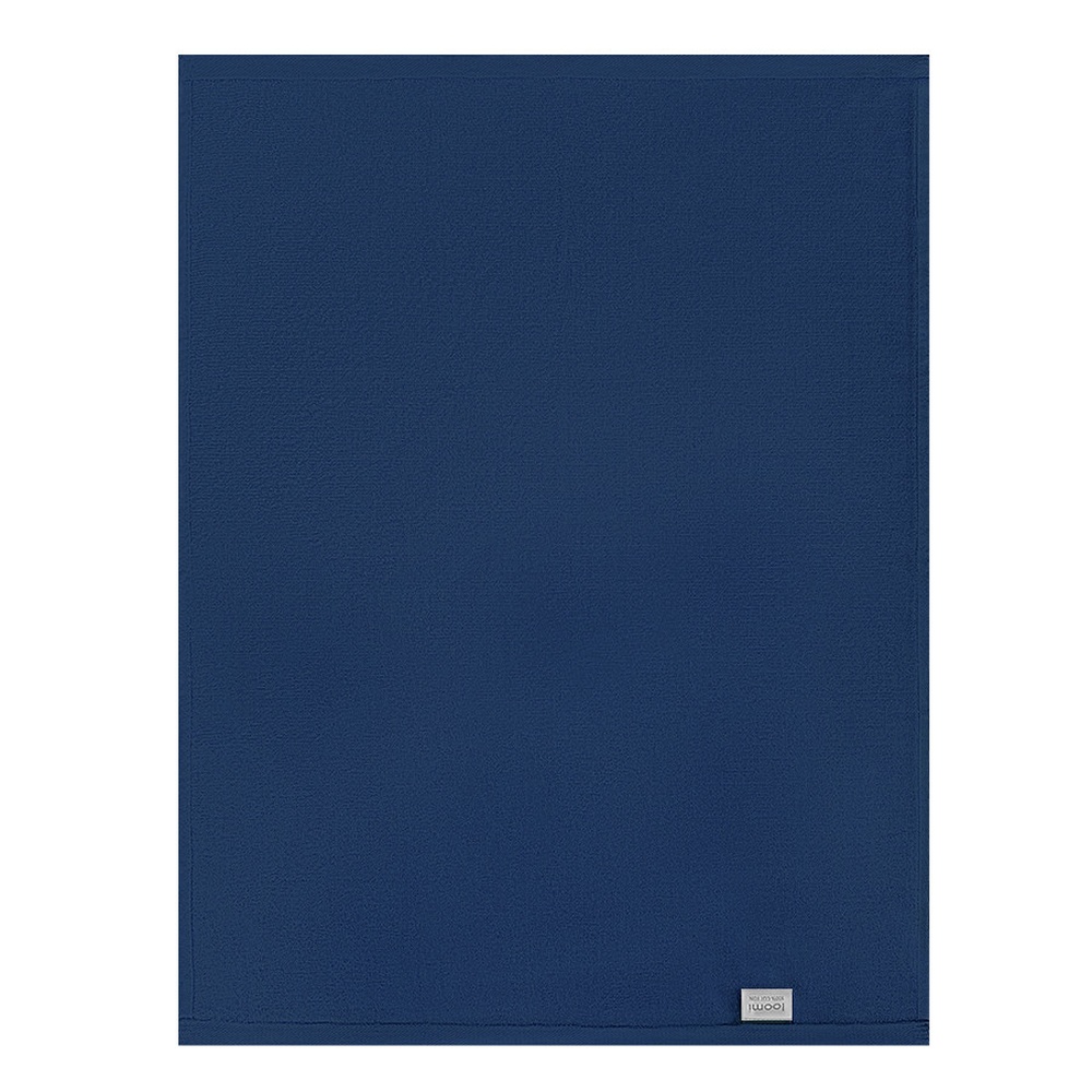 loomi ผ้าขนหนู 50x70 ซม. (19x27 นิ้ว)รุ่น TPYI-04 สีน้ำเงินเข้ม
