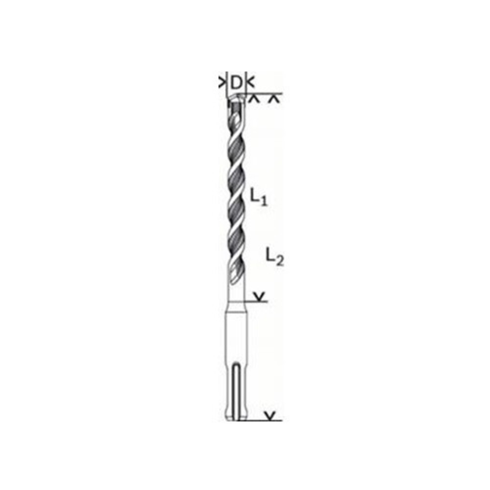 BOSCH ดอกโรตารี่ SDS Plus-1 (S3) 6.50x110 มม.