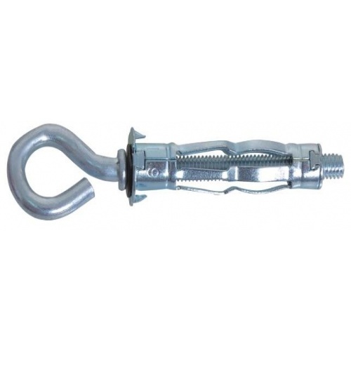 พุคเหล็กยิบซั่มห่วงกลม 6x58mm. รุ่น EO-006 (4ชิ้น/แพ็ค) FIX-XY
