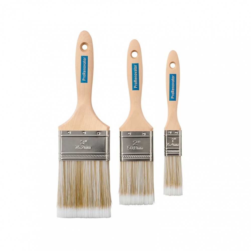 PRO Renovator ชุดเซ็ทแปรงทาสีน้ำมัน (1”,2”,3”) รุ่น GBH-BPPR-1