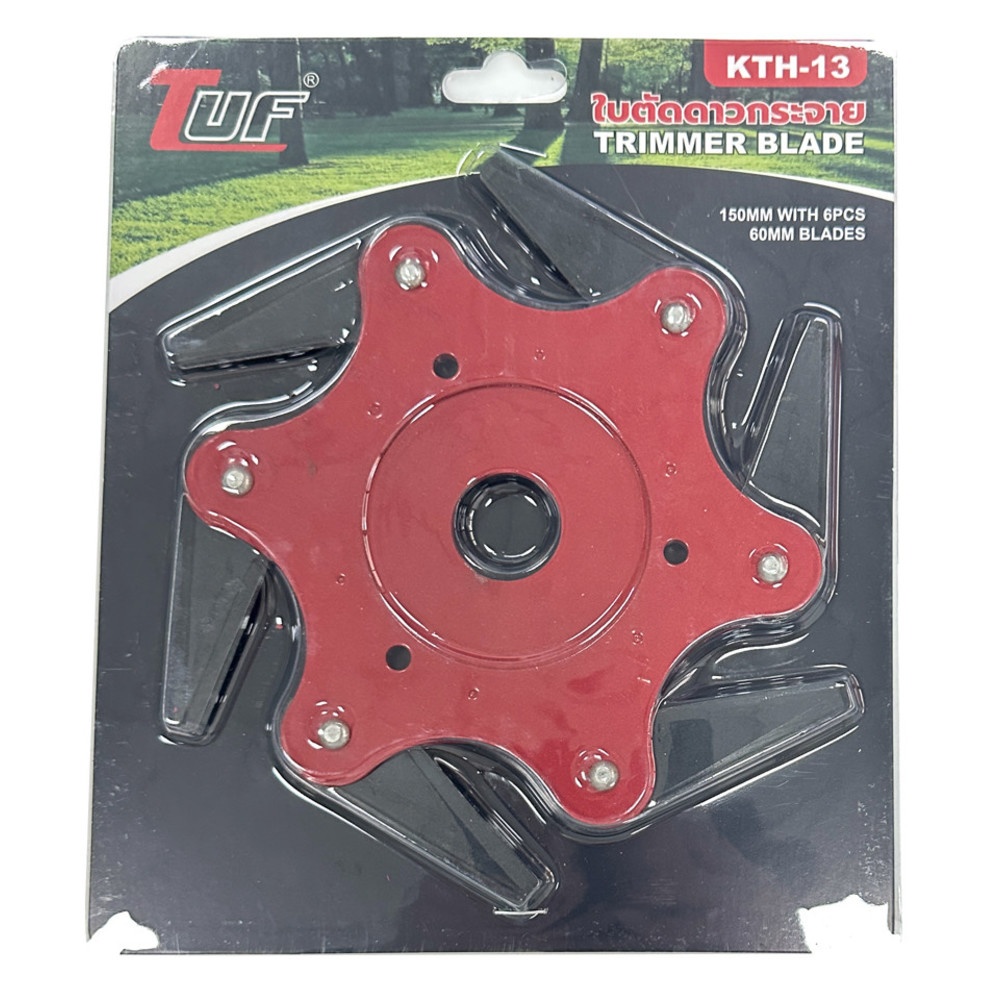 TUF ใบตัดดาวกระจาย 6แฉก รุ่นKTH-13 ขนาด6" สีแดง