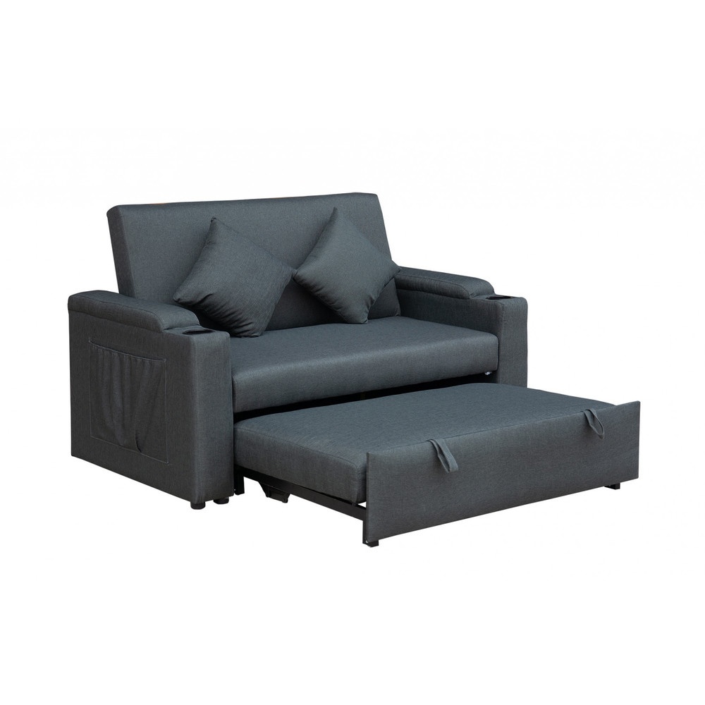 PULITO โซฟาเบด รุ่น Soft Tuch ขนาด 152x185x95ซม. สีเทา