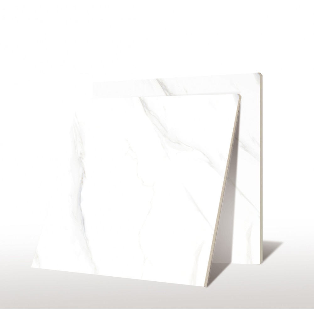 Marbella กระเบื้องพอร์ซเลน 60x60 ซม. รุ่น สโนวี T63836W4 Glossy (4P) Random