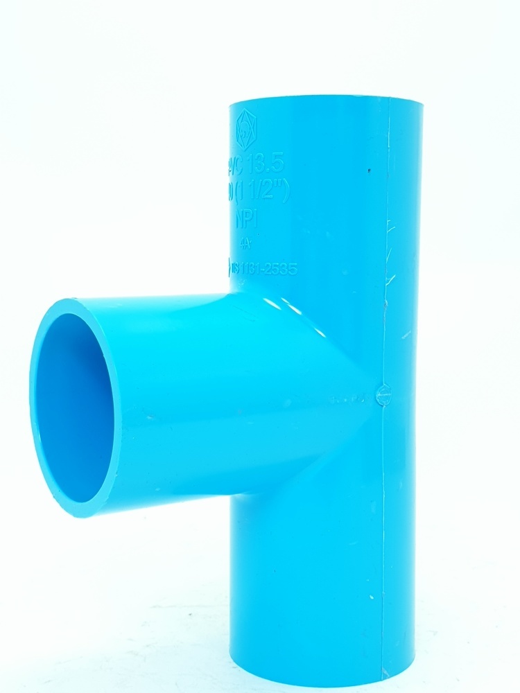 SCG สามทาง หนา 1 1/2"(40) ชั้น 13.5 สีฟ้า