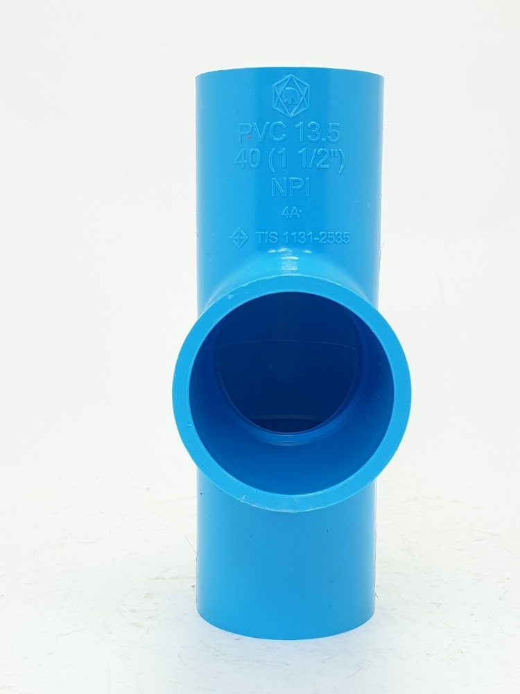 SCG สามทาง หนา 1 1/2"(40) ชั้น 13.5 สีฟ้า