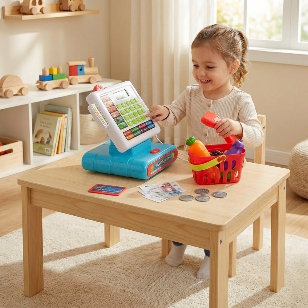 TOYS ของเล่นแคชเชียร์คิดเงิน รุ่น 16853 ขนาด 31.5x15x24.5 ซม. คละสี