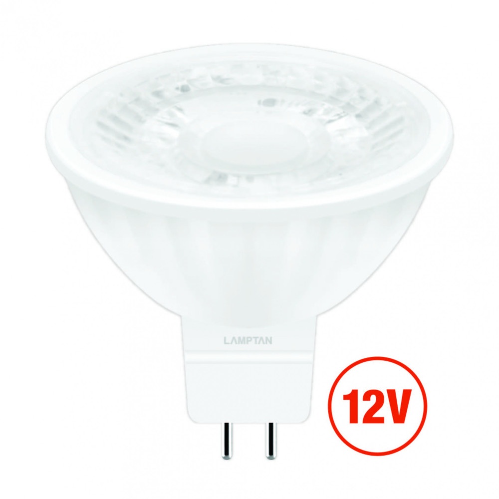 LAMPTAN หลอดไฟ LED MR16 BEAM 5W 12V แสงวอร์มไวท์
