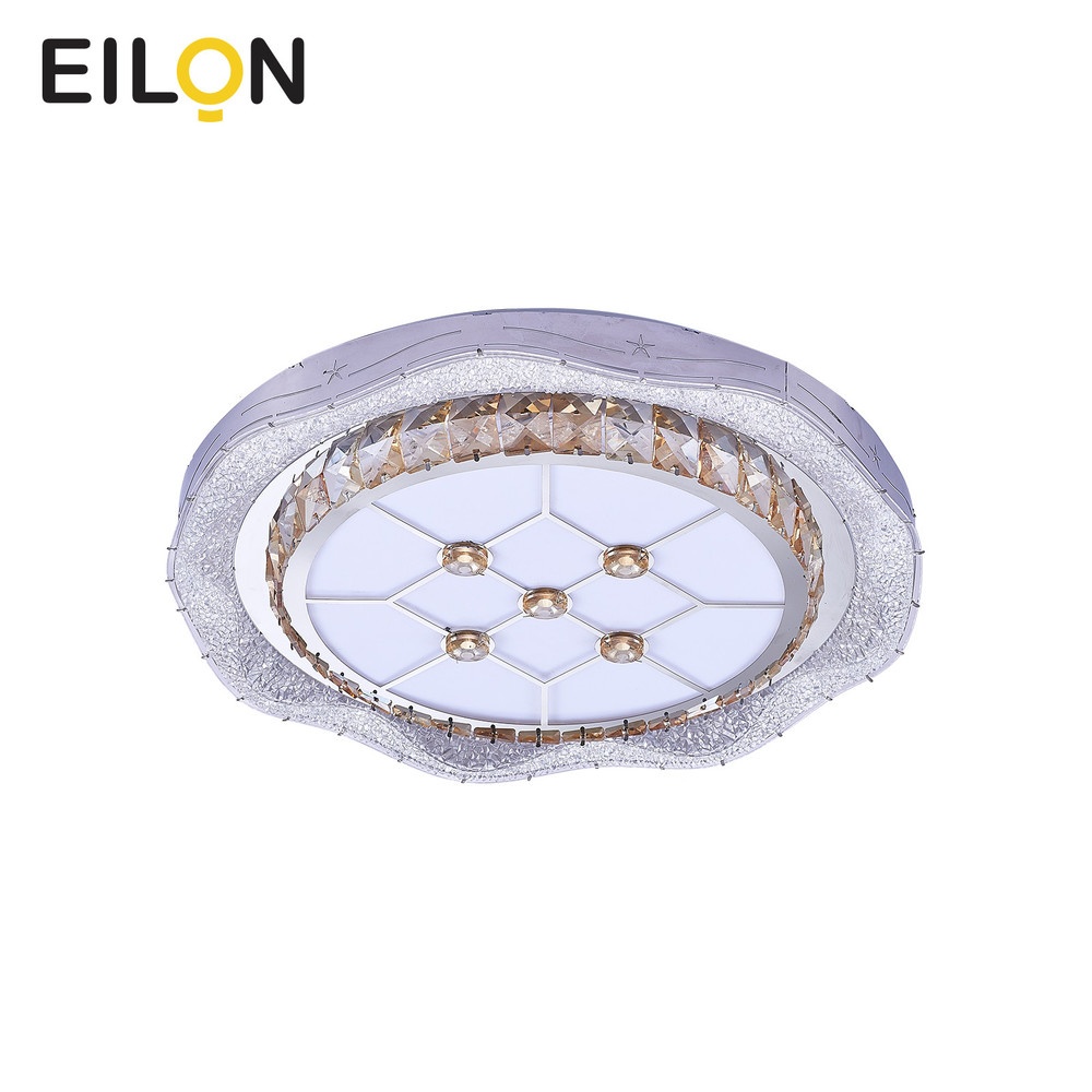 EILON ไฟเพดานคริสตัลทรงกลม 80W รุ่น ESJD-D500-Y10 3แสง