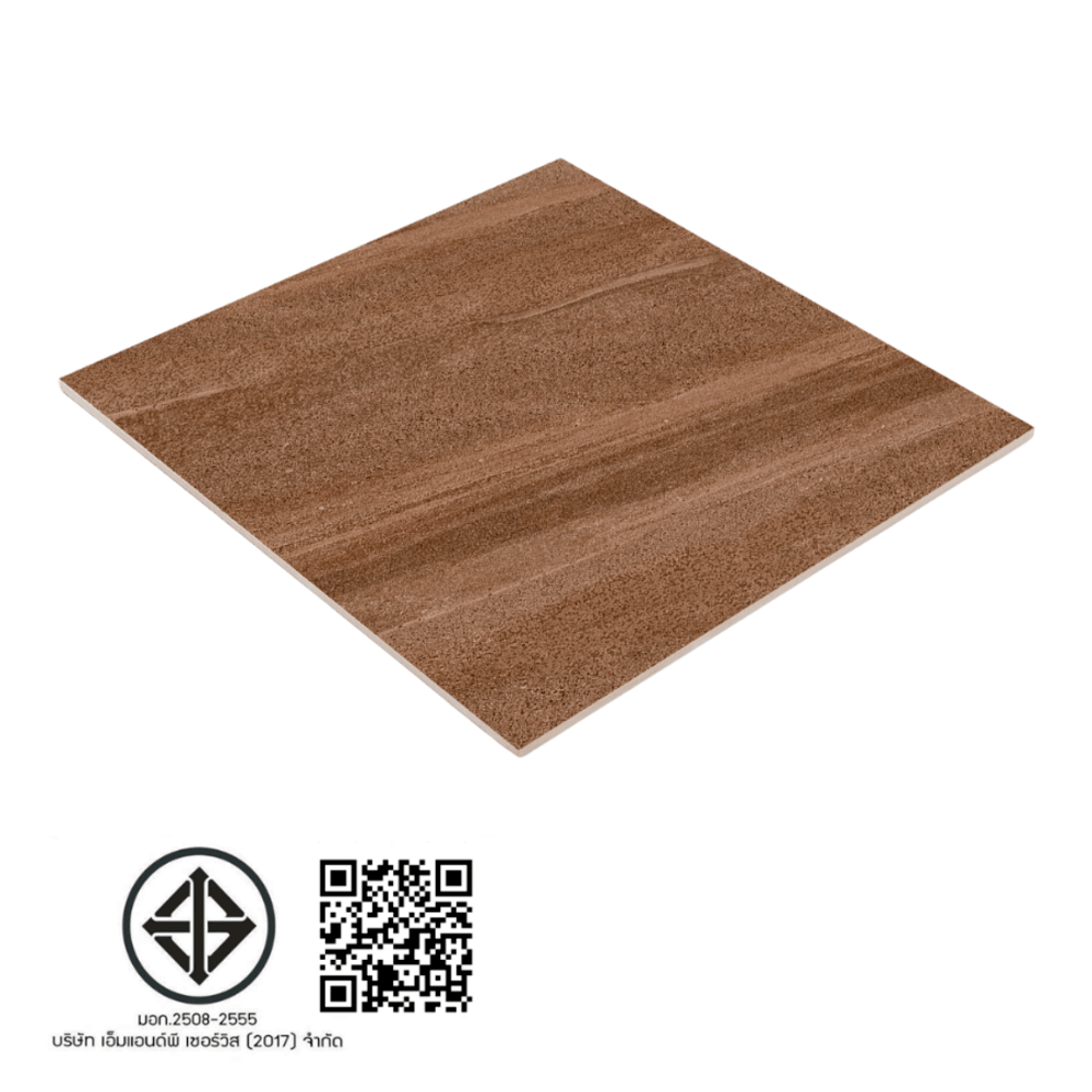 Marbella กระเบื้องเซรามิคปูพื้น 40X40 ซม. รุ่น อาเกต บราว CT483 Matt (12P)
