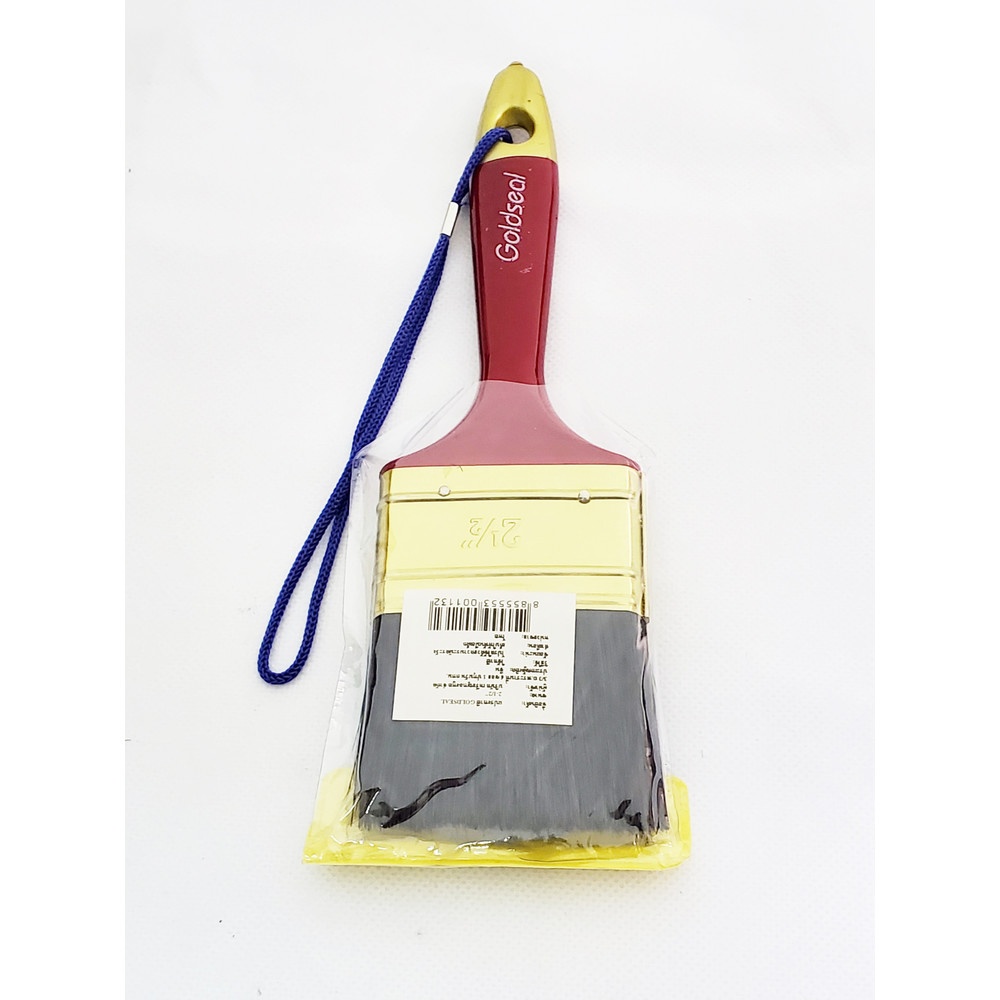 GOLDSEAL แปรงทาสีขนดำ ขนาด 2 1/2 นิ้ว สีแดง-ดำ