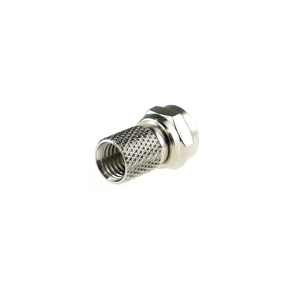 LINK BNC หัวต่อสาย RG6 แบบใช้คีมบีบ รุ่น UC-0026 สีโครเมี่ยม