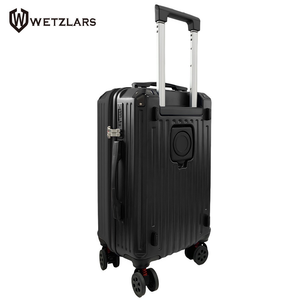 WETZLARS กระเป๋าเดินทาง ขนาด 24 นิ้ว รุ่น Autumn ขนาด 62x39x34ซม. สีดำ