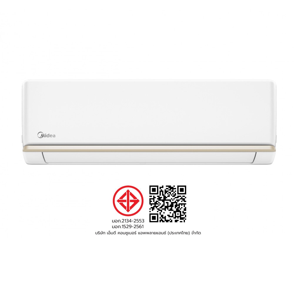 MIDEA เครื่องปรับอากาศ Fixed Speed Tornado Easy ขนาด 18000 BTU รุ่น MSAG-18CRN8-IDU สีขาว