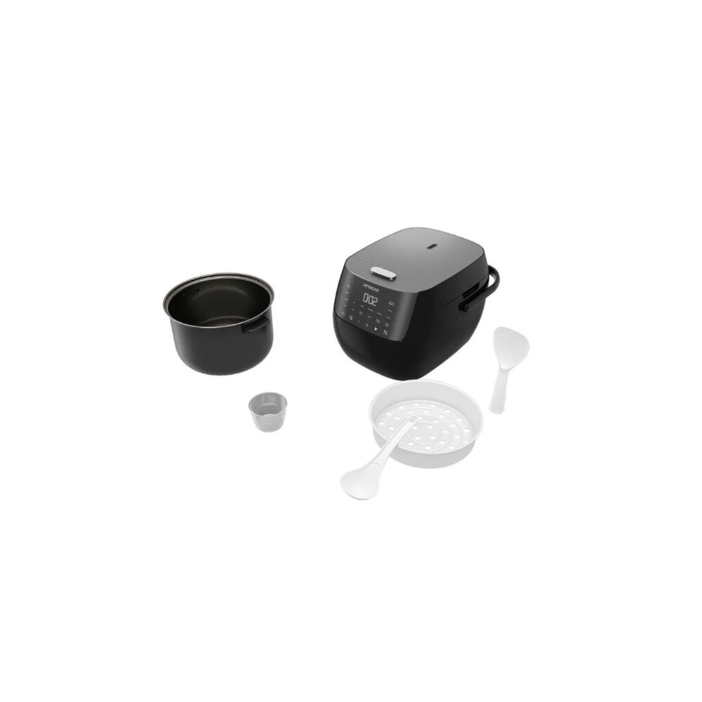 HITACHI หม้อหุงข้าวดิจิตอล ขนาด 1.8 ลิตร รุ่น RZ-S18VN สีดำ