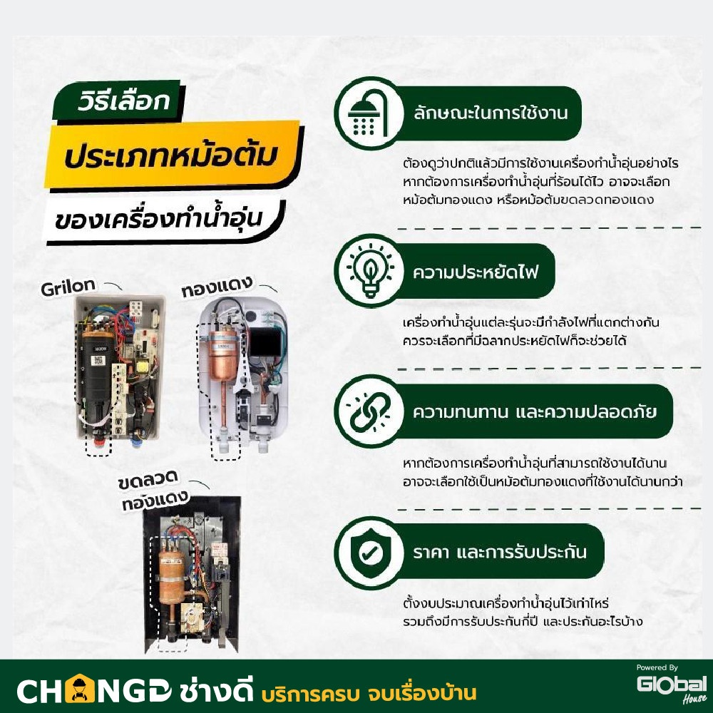 ค่าบริการติดตั้งเครื่องทำน้ำอุ่น,น้ำร้อน(ไม่ใช้อุปกรณ์,จั๊มอย่างเดียว)