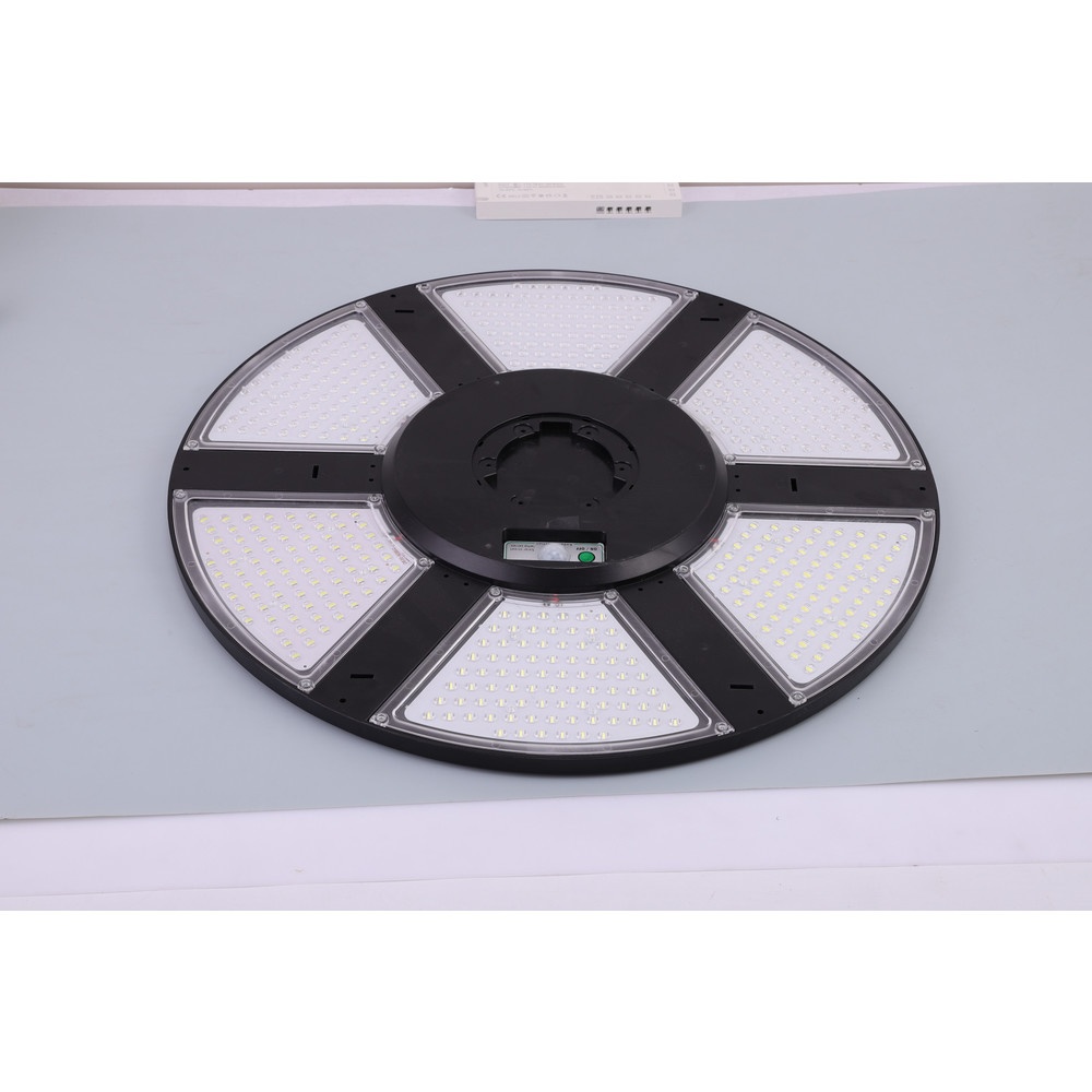 EILON โคมไฟสนาม UFO โซลาร์เซลล์ 200W รุ่น ETYN-TYD-MT200W แสงเดย์ไลท์ สีดำ (เฉพาะตัวโคม)