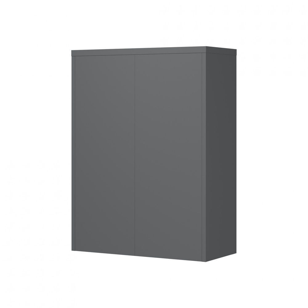 SMITH ตู้เก็บเอกสารแบบทึบบานเลื่อน รุ่น Arlo ขนาด 40x90x120ซม. สีขาว-เทา