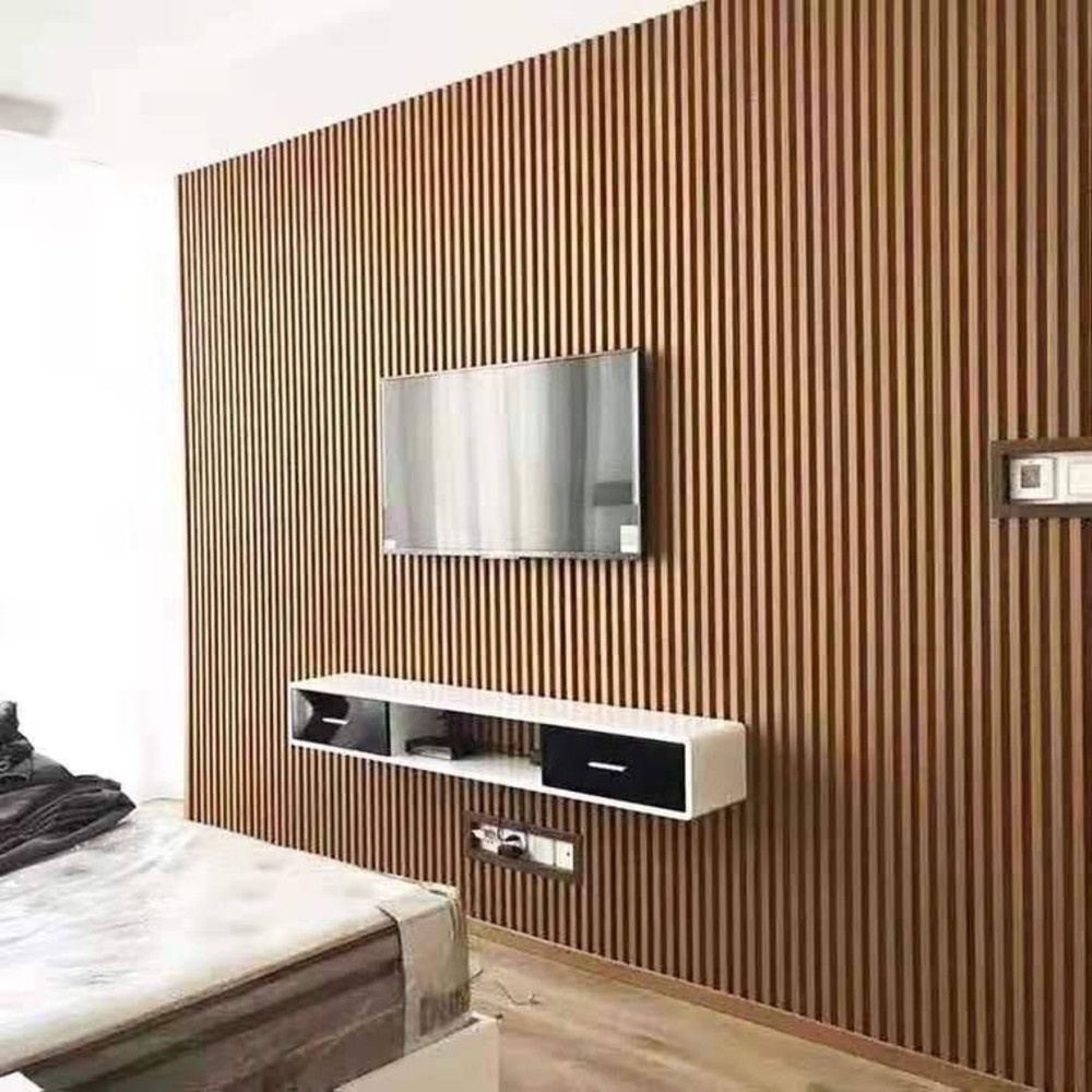 GREAT WOOD ไม้ฝ้าระแนง WPC P18-170 18x170x2900 มม. Light Walnut