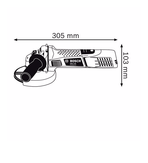 BOSCH เครื่องเจียร์ 4นิ้ว 710W รุ่น GWS6-100S