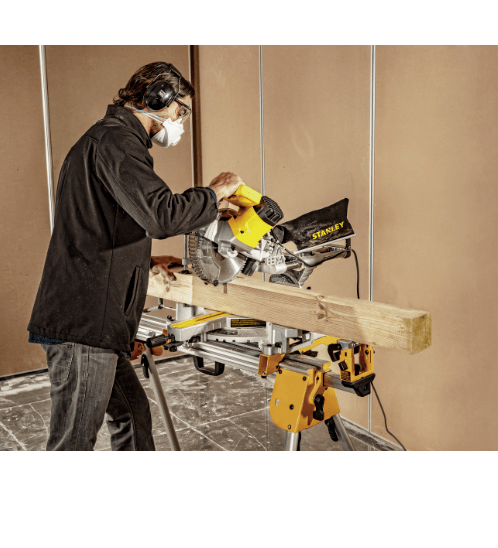 STANLEY แท่นตัดองศาสไลด์ 10 นิ้ว 1800W รุ่น SM18-B1