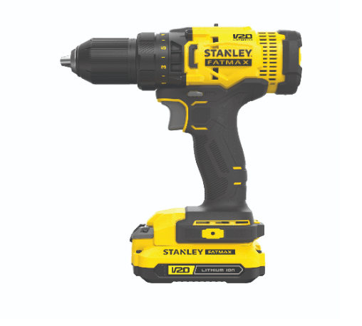 STANLEY สว่านไขควงไร้สาย 13มม. 20V รุ่น SCD700D2K-B1 พร้อมแบตเตอรี่ 2.0Ah 2 ก้อน