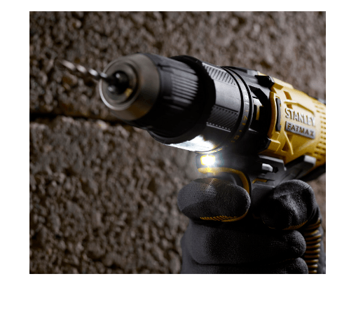 STANLEY สว่านกระแทกไร้สาย 20V รุ่น SCD711D2KA-B1 พร้อมแบตเตอรี่ 2.0 Ah และดอกสว่าน 100 ชิ้น