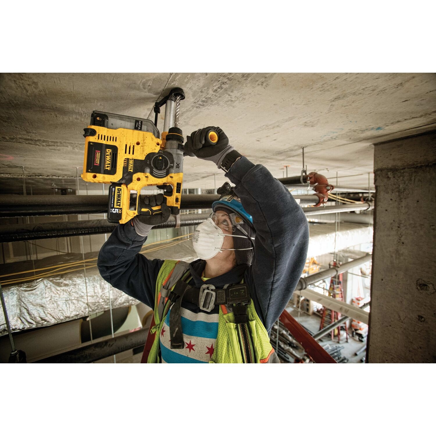 DEWALT สว่านโรตารี่ไร้สายไร้แปรงถ่าน SDS-Plus 26มม. DCH273B เฉพาะตัวเครื่อง