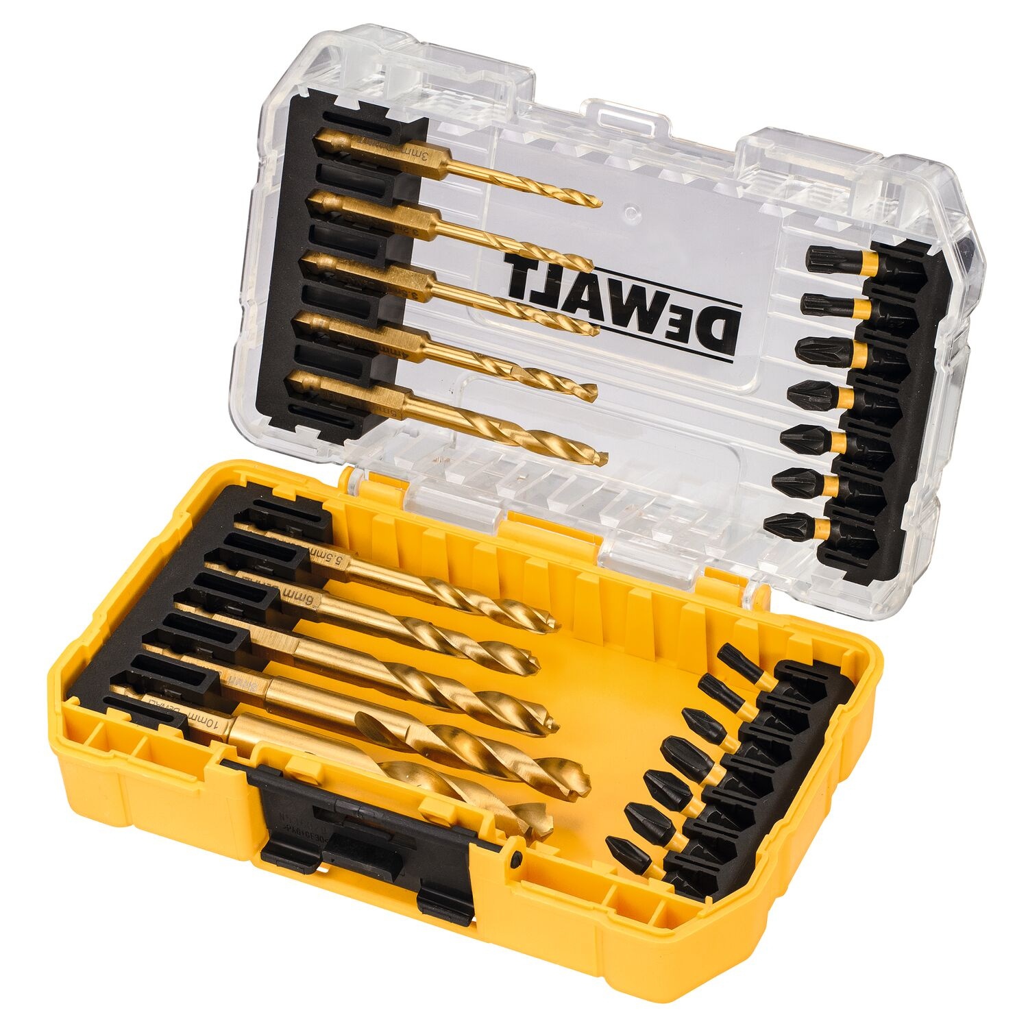 DEWALT ชุดดอกสว่านและดอกไขควง FLEXTORQ 24 ชิ้น DT70748T-QZ